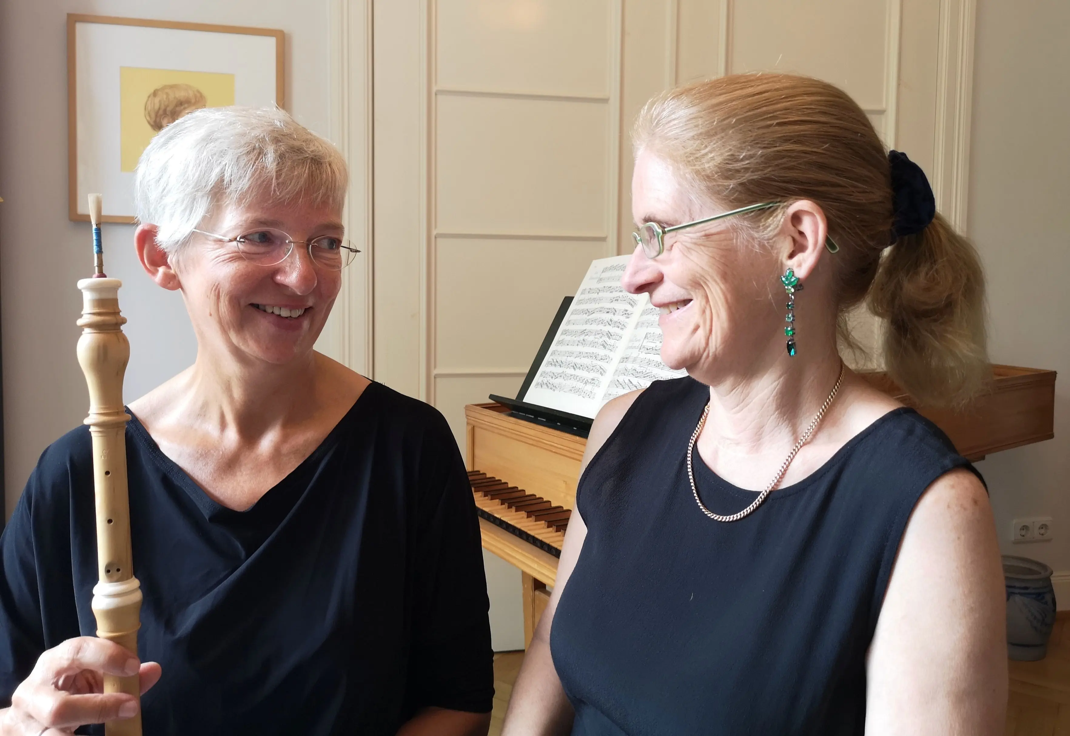 64. Bergedorfer Schlosskonzert mit Birgit Bahr, Flute á bec et Hautbois und Anke Dennert, Clavecin