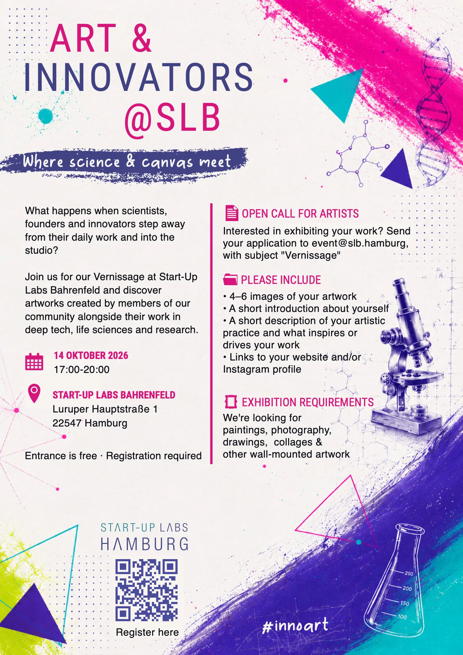 Vernissage: Art & Innovators @ SLB - where Science and Canvas Meet