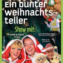 Ein bunter Weihnachtsteller mit Gitte & Klaus, Eddy & Co