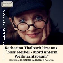 Katharina Thalbach liest: Miss Merkel Mord unter dem Weihnachtsbaum