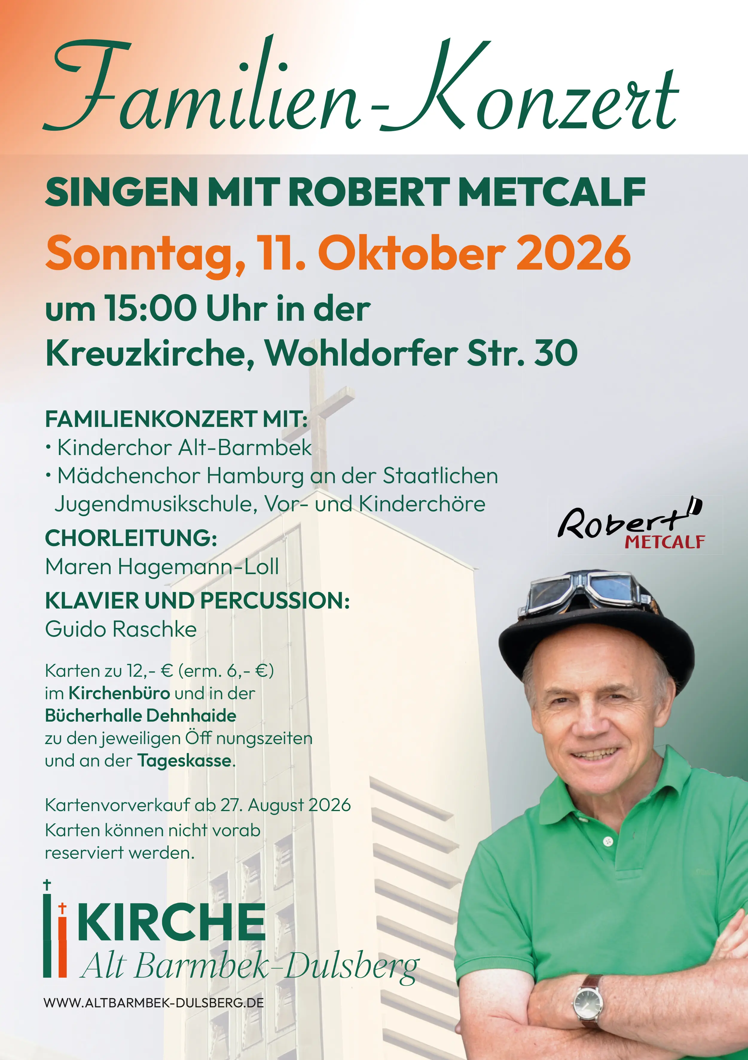 Singen mit Robert Metcalf