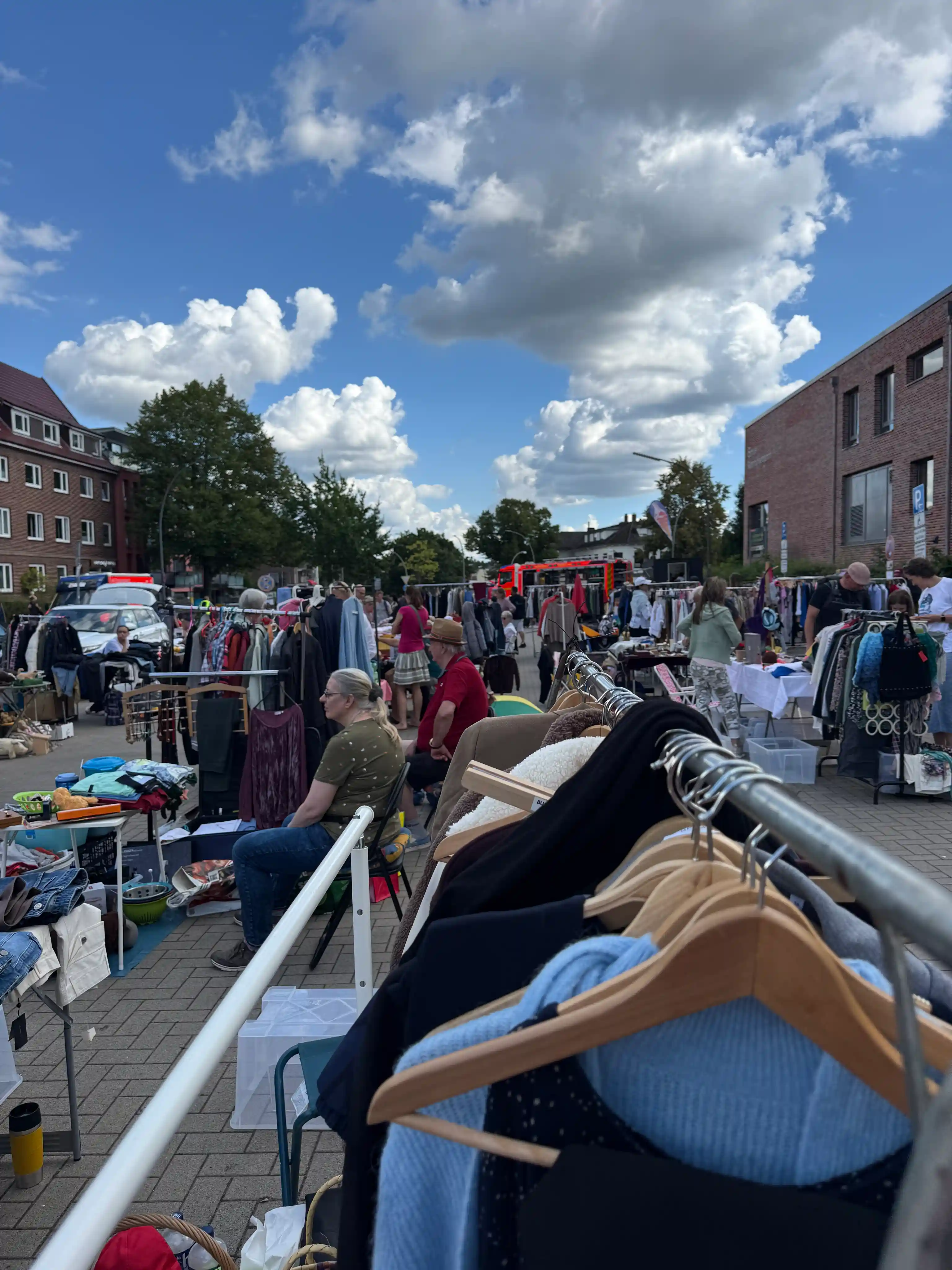 Langschläfer Flohmarkt Ratsmühlendamm Marktplatz