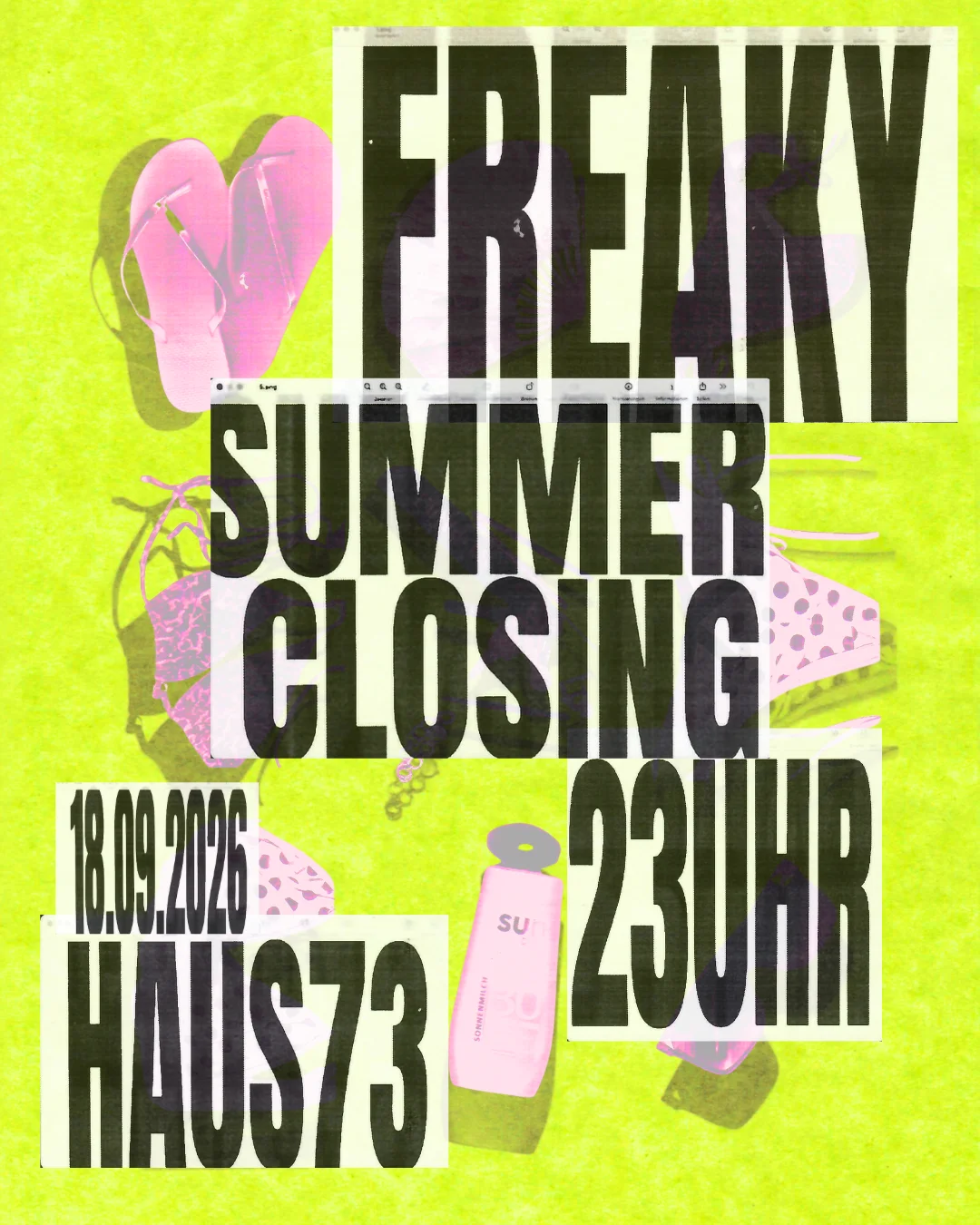 FREAKY SUMMER CLOSING (Global Club, Electro, House)