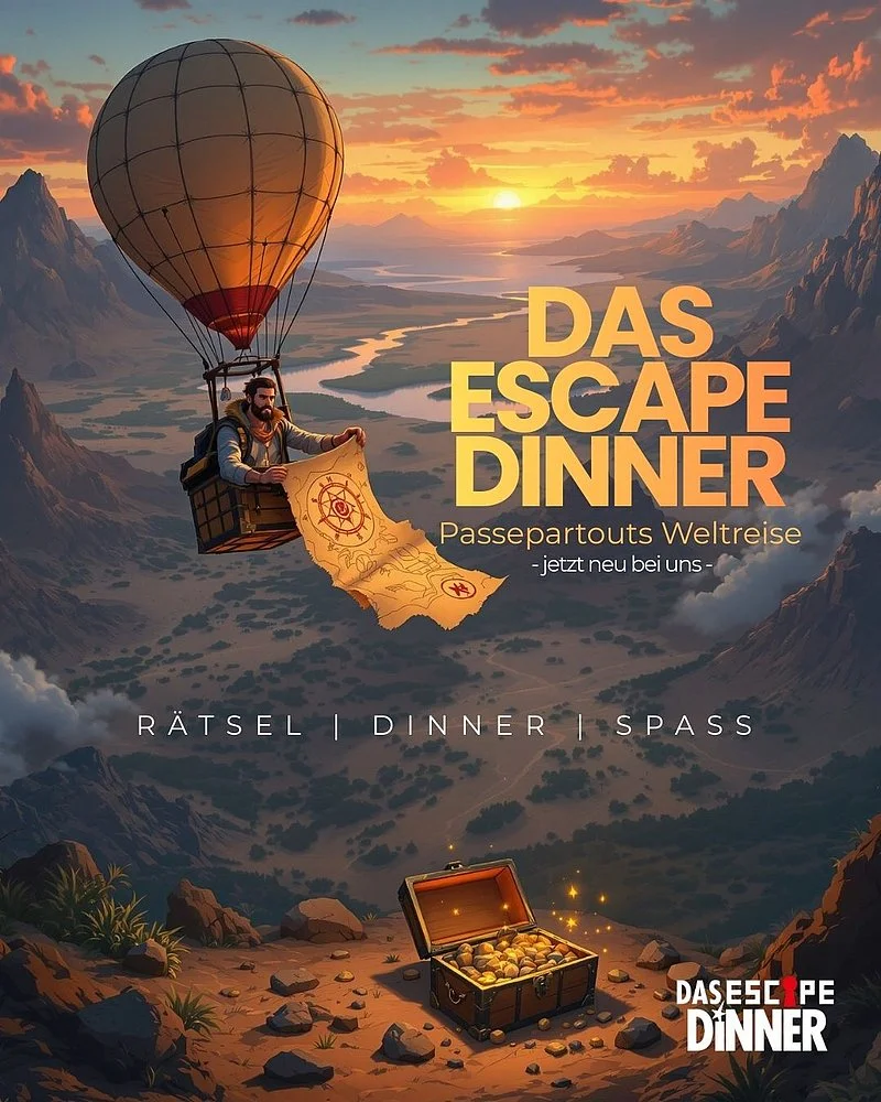 Das Escape Dinner - Passepartouts Weltreise