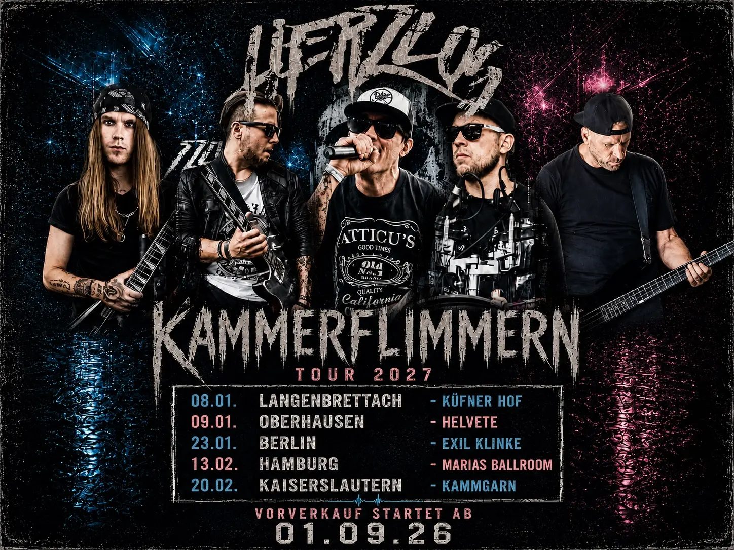 HERZLOS // KAMMERFLIMMERN Tour 27 // Special Guests