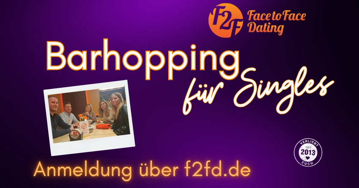 Barhopping für Singles in Hamburg seit 2013