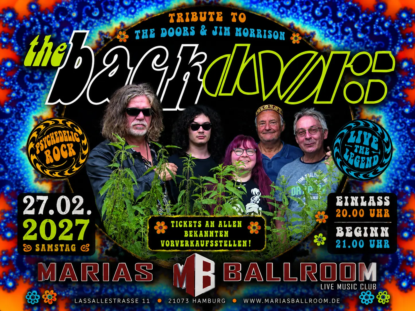 The Backdoors // Tribute to The Doors & Jim Morrison